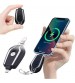 Keychain Portable Charger For Iphone&Type C 1500mAh Mini Power Emergency Pod Ultra-Compact External Fast Charging Power Bank 